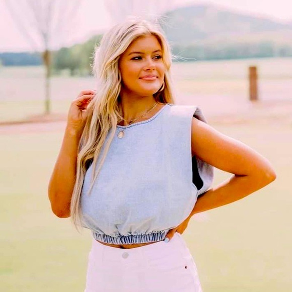 Cloud Ten Denim Muscle Tank